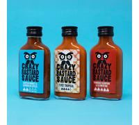 Crazy Bastard Caribbean Spice Sauce Set - 3 Bottles x 100ml