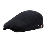 crazy bean Flat Caps Vintage Style Newsboy Duckbill Hat Ivy Tweed Adjustable Golf Hunting Shooting Driving Hat