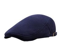 crazy bean Flat Caps Vintage Style Newsboy Duckbill Hat Ivy Tweed Adjustable Golf Hunting Shooting Driving Hat