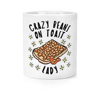 Crazy Beans On Toast Lady Stars Makeup Brush Pencil Pot