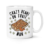Crazy Beans On Toast Man Stars 10oz Mug Cup
