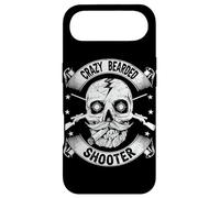 Crazy Bearded Shooter Skull Hunter Shooting Gun Hunting Case for iPhone Air