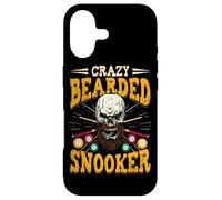Crazy Bearded Snooker Vintage Skull Pool Players Billiards Case for iPhone 17