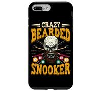 Crazy Bearded Snooker Vintage Skull Pool Players Billiards Case for iPhone 7 Plus/8 Plus