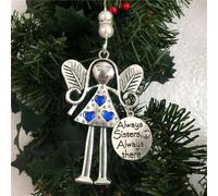 Crazy Beautiful Friends Forever - Angel Ornament, Metal Crazy Beautiful Friends Angel Ornament, Christmas Angel Friendship Ornaments Gift (E02)