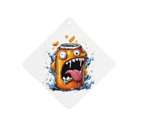 Crazy Beer Can Car Air Freshener Aromatherapy Tablet Hanging Decor for Rearview Mirror Dorm