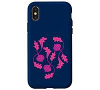 CRAZY BEETS Fun Healthy Organic Root Vegetables Pink Purple Case for iPhone X/XS