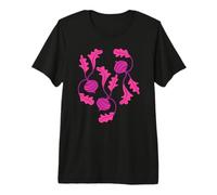 Crazy Beets Fun Healthy Organic Root Vegetables Pink Purple Premium T-Shirt