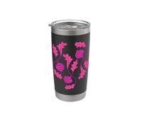 Crazy Beets Fun Healthy Organic Root Vegetables Pink Purple Stainless Steel Insulated Tumbler