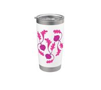 Crazy Beets Fun Healthy Organic Root Vegetables Pink Purple Stainless Steel Insulated Tumbler