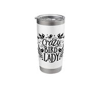 Crazy Bird Lady Birdwatching Birder Birds Birdwatcher Stainless Steel Insulated Tumbler
