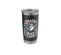 Crazy Bird Lady Parrot Birdwatcher Fun Stainless Steel Insulated Tumbler
