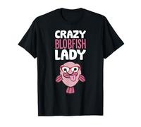 Crazy Blobfish Lady Cute Blobfish T-Shirt