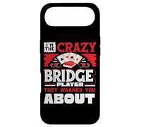 Crazy Bridge Player Warned About Bridge Card Game Player Case for iPhone Air