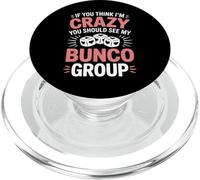 Crazy Bunco Group Funny Bunco PopSockets PopGrip for MagSafe