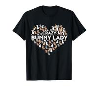 Crazy Bunny Lady Funny Rabbit T-Shirt