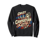 Crazy Cambodian Lady Heritage Khmer Sweatshirt