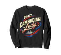 Crazy Cambodian Lady Heritage Khmer Sweatshirt