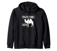 Crazy Camel Lady Camel Zip Hoodie