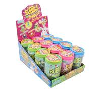 Crazy Candy Factory Bubble Rubbles, Fruit Flavour Bubblegum Nuggets, 60 g (Pack of 12)
