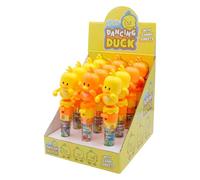 Crazy Candy Factory Dancing Duck, Fruit Flavoured Vegetarian Sweets, Perfect for Easter Baskets, Hunts & Gifting, 10 g (Pack of 12)