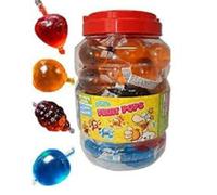 Crazy Candy Factory Fruit Pops 35ml X44 - Fruit Flavours Ice Lollies Full Jar - Treats for Kids Party, Summer Party, Barbecue, Birthday and Tik Tok Challenge - Ice Pops