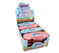 Crazy Candy Factory Gummy Dippers, Fruit Flavour Gummy Worms Sweets With Dipping Sour Candy Gel, 60 g (Pack of 12)