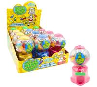 Crazy Candy Factory Jelly Bean Machine, Assorted Fruit Flavour Interactive Sweet, 50 g (Pack of 12)