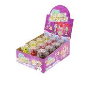 Crazy Candy Factory lollipop Collections - Full Box (VIMIX) (Flashing Bling Pops 12 x 10g), 1.0 count