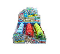Crazy Candy Factory lollipop Collections - Full Box (VIMIX) (Robo Pop Dip N Lick 12 x 40g)