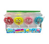 Crazy Candy Factory lollipop Collections - Full Box (VIMIX) (Smiler Lollies 24 x 50g), 1.0 count