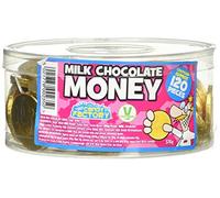 Crazy Candy Factory Milk Chocolate Coins - 120 x Gold Foiled Euro Coins