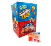 CRAZY CANDY FACTORY Mini Gummy Fries 10G A Great Novelty Sweet 100 in Each Box