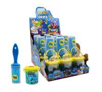 Crazy Candy Factory Paint Dripz, Blue Razz Flavour Lollipop & Dipping Candy Gel, 51 g (Pack of 12)