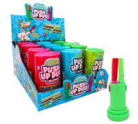 Crazy Candy Factory Push Up Duo Lollipop, 24 g (Pack of 12)