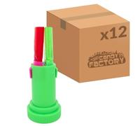 Crazy Candy Factory Push Up Duo Lollipop, Fruit Flavour, 24 g (Pack of 12)