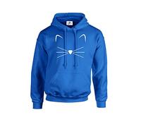 Crazy Cat Lady Feline Kitty Meow Wiskers Slogan Animal Kitten Lover Dope Swag Humour Joke Gift Fit Hoodie Hooded Sweatshirt Jumber Top Royal