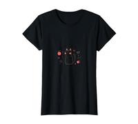 Crazy Cat Lady in Training: Feline Lover's Delight T-Shirt, Women, Black, L