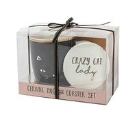 Crazy Cat Lady Mug and Coaster Set