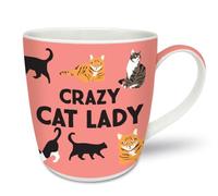 Crazy Cat Lady - New Bone China Gift Mug by Smiling Faces