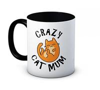 Crazy Cat Mum - Funny Ceramic Coffee or Tea Mug