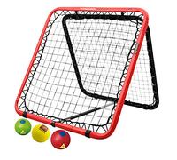 Crazy Catch Cricket Coaching Pack Wildchild Classic 2.0 - Rebound Net + 3 traffic vision ball pack for Hockey and Cricket