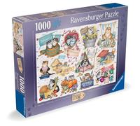 Crazy Cats - A Cat's Year 1000 Piece Jigsaw Puzzle