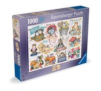 Ravensburger Crazy Cats A Cat’s Year - Animal Jigsaw Puzzle for Adults and Kids Age 12 Years Up