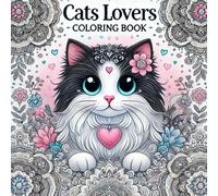 Crazy Cats coloring book for Adults and Kids: Featuring cute and funny cats pictures for relaxation and stress-relief