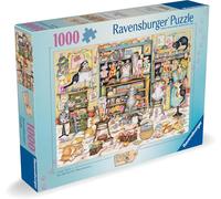 Ravensburger Jigsaw Puzzle Crazy Cats – Mrs Hardwick's Haberdashery – 1000 Piece – Ages 12+