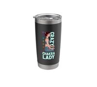 Crazy Chakra Lady Stainless Steel Insulated Tumbler