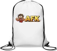 Crazy Character Reaching Out Gym Sack Casual Drawstring Bag White