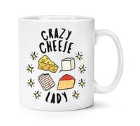 Crazy Cheese Lady Stars 10oz Mug Cup