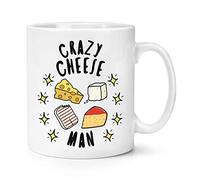 Crazy Cheese Man Stars 10oz Mug Cup
